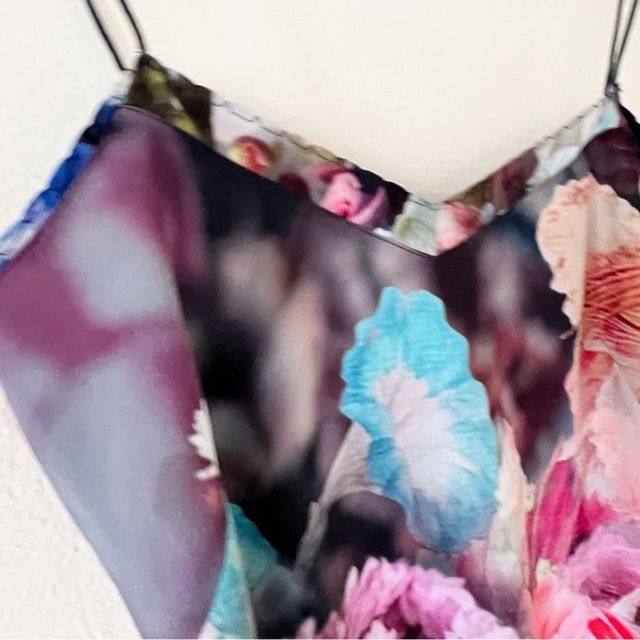 NWOT Ted Baker Floral Scalloped Cami Tank Top - Picture 3 of 7